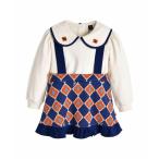 ショッピングダイヤ セットアップ 「セットアップ」ダイヤジャカードトップス＆スカート キッズ 子供服 女の子