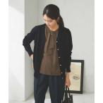 カーディガン 「洗える」Vネック美ラクるカーディガン レディース