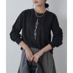 tシャツ シルケットプリントロンT レディース