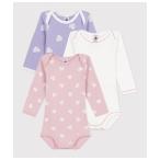 ショッピングロンパース ベビー服 ロンパース 長袖ボディ３枚組