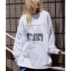 tシャツ 「GOOD ROCK SPEED」THE BEATLES/ビートルズ オーバーサイズ フォト ロンT レディース