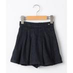 パンツ SHIPS KIDS_100〜130cm /デニム プリーツ キュロット キッズ 子供服