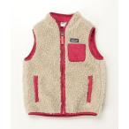 ショッピングpatagonia 「patagonia」 「KIDS」刺繍ベスト 5T ベージュ キッズ