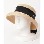「Chapeau d' O」 ストローハット M/57.5cm ブラック レディース