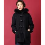 [UNRELISH] полупальто "даффл коут" MEDIUM темно-синий женский 