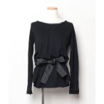 [d'un a dix] трикотажный джемпер с длинным рукавом 38 черный женский 