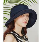 ショッピングストローハット 「Chapeau d' O」 ストローハット S(56cm) ネイビー レディース