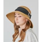 ショッピングストローハット 「Chapeau d' O」 ストローハット M/57.5cm ブラック レディース