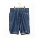 「NAUTICA」 デニムハーフパンツ LARGE ネイビー メンズ