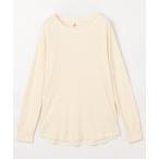 tシャツ 限定展開 Hanes/ヘインズ ワッフルクルーネック(カットソー) レディース