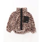 コート アウター レオパードフリースジャンパー キッズ 子供服 女の子
