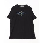 [MASONPRINCE] вышивка короткий рукав футболка - черный мужской 