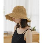 「Kastane」 ストローハット FREE ベージュ レディース