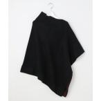 ポンチョ ボイルドウール ポンチョ レディース