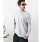 ショッピングnixon tシャツ 「汗染みの目立ちにくいTシャツ ZEROSTAIN /ゼロステイン」モックネック ロンT 防汚 ＵＶカット メンズ レディース