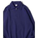 ショッピングポーション トレーナー スウェット 「Healthknit」Classic Sweat Half Zip　 L/S / 襟付きハーフジップスウェット メンズ レデ