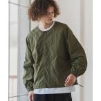 ショッピングカーデ ジャケット ノーカラージャケット mj11108- ドローコード付きノーカラーカーデジャケット(HLCM0202) メンズ