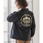 コート ジャケット mj11111- プリントコーチジャケット_Three wise monkeys(CASD-159) メンズ