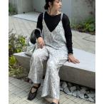 サロペット オーバーオール 総柄オールインワン レディース