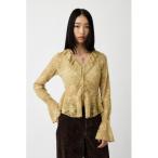 ブラウス シャツ FRILL LACE ブラウス レディース