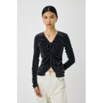 カーディガン SHEER VELOUR CARDIGAN / シアーベロアカーディガン レディース