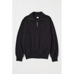 トレーナー スウェット FADE HALF ZIP TO