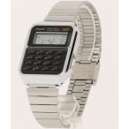 腕時計 CASIO カシオ カリキュレーター デジタル クォーツ メタルベルト 日常生活用防水 スクエアフェイス /// CAシリーズ メンズ レディ