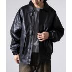 ショッピングライダース 革ジャン ライダース 「MAGASIN DE MODE Brew」PUレザー　A-2ジャケット 300403 WINS メンズ