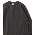 ショッピングカットソー tシャツ 「Healthknit」Thermal King Raschel Honeycomd Crewneck L/S / ハニカム クルーネック