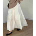 スカート 切替デザインフレアロン