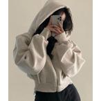 パーカー ボリュームスリーブショ�