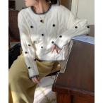 ニット セーター ケーブル編みポン