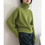 ニット セーター 折り返しハイネッ