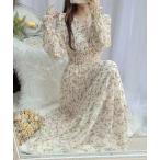 ワンピース フラワープリントウエ