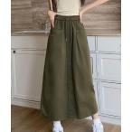 スカート ポケット付きフロントス