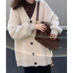 ニット セーター シャギヤーンロン