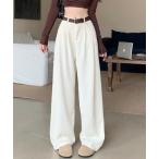 パンツ ハイウエストコーデュロイ