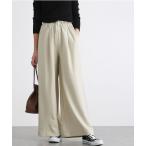 パンツ ウエストギャザーワイドパ