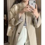 ステンカラーコート コート 裏地チ