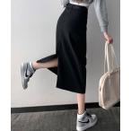 スカート バックスリットデニムナ