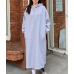 ワンピース サイドスリットフード