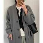 カーディガン ２ポケットＶネック�