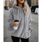 パーカー ハーフジップフリースパ