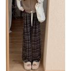 パンツ ウエストコードチェックパ