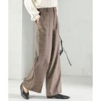 パンツ 「手洗い可能」DELEGANT  ストレート パンツ（セットアップ対応） レディース