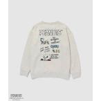 ショッピング刺繍 トレーナー スウェット PEANUTS スヌーピー サガラ刺繍トレーナー メンズ レディース