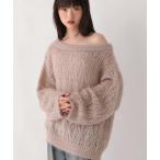 ニット セーター メッシュラメニット　599635 レディース