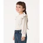 tシャツ SHIPS Colors:90〜140cm / パフショルダー ロングスリーブ トップス キッズ 子供服 女の子
