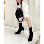 ブーツ 「25AW新作」「R＆E」ソックスショートブーツ レディース