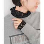 tシャツ シュリンクレースハイネックプルオーバー レディース